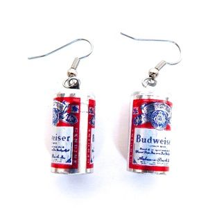 GASOLINE GLAMOUR BUDWEISER EARRINGS